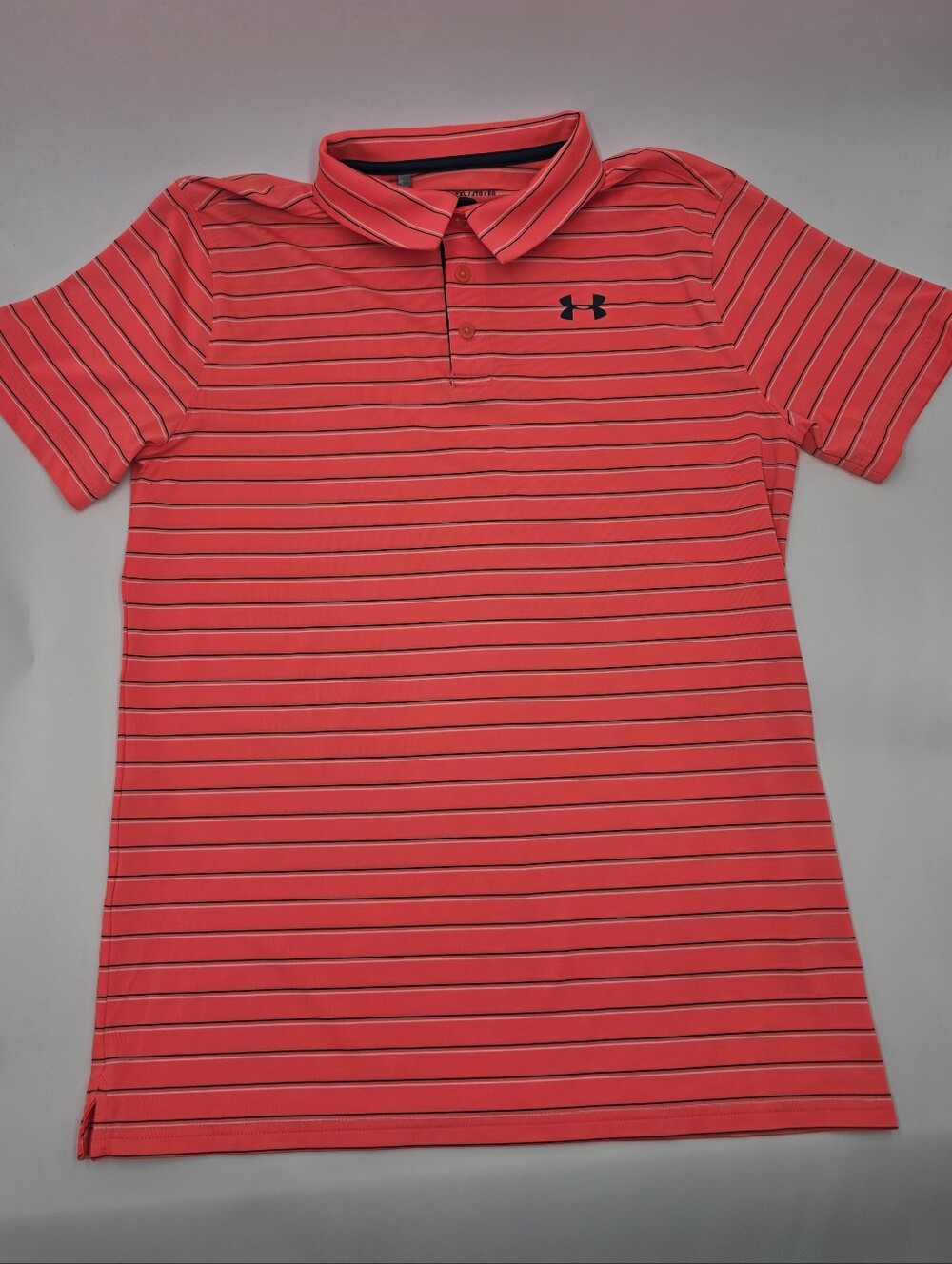 Under Armour boys' striped performance polo size XL